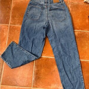 Madewell Curvy Baggy Straight Denim Jeans